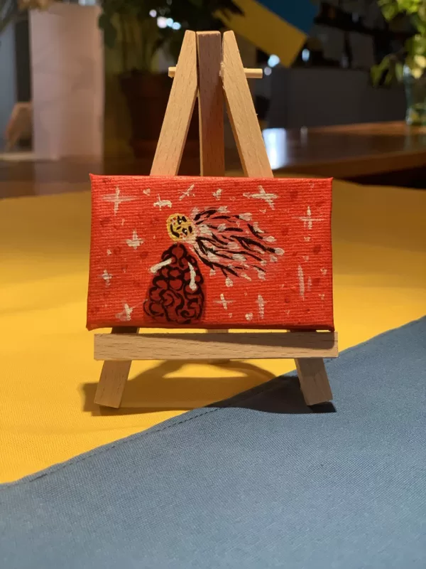 Maalaus "Fusiksin maailma "Tähtien lento"